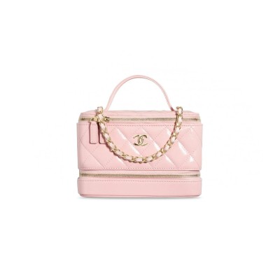 CHANEL PINK VANITY CASE AP2918 B08811 NJ523 (11*7*5cm)